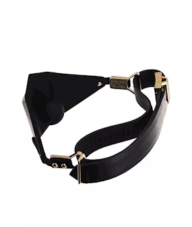 Lockink Golden Punker Muzzle Gag Set 