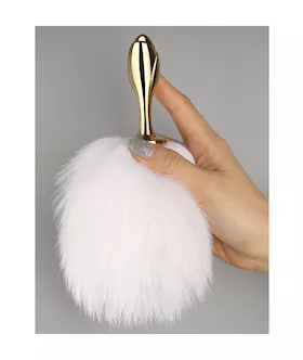 Sevanda Bunny Tail With Rose-shaped Plug