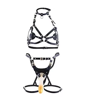 Sevanda Queen Sheba Chest Harness And Strap-on Set