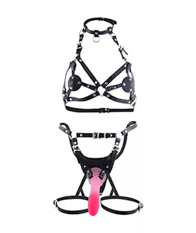 Sevanda Queen Sheba Chest Harness And Strap-on Set