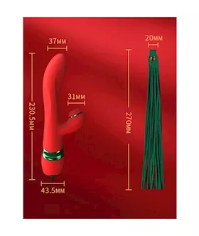 Sevanda Leather Whip Rabbit Vibrator
