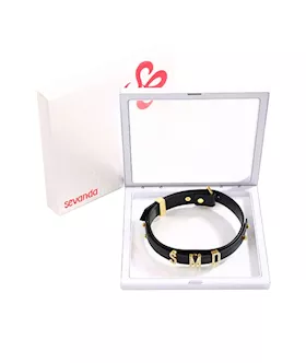 Sevanda Diy Alphabet Leather Collar