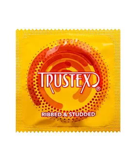 Trustex Ribbed & Studded Condoms - 48 Pack