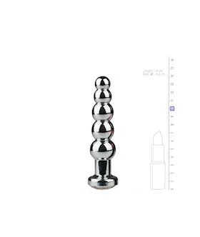 Easytoys Ribbed Jewelled Butt Plug
