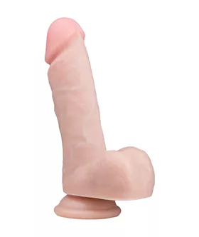 EasyToys Realistic Suction Cup Dildo with Balls