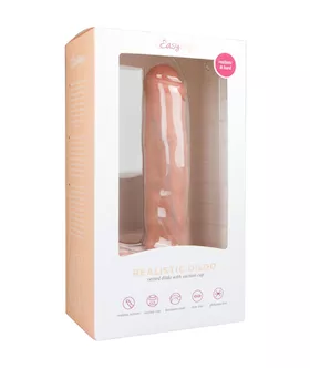 Easytoys Realistic Suction Cup Dildo With Balls