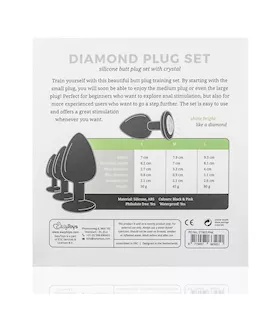 Easytoys Diamond Butt Plug Set