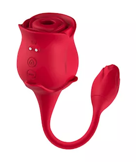 Amore Frisky Flower With Love Egg Rose Suction Vibe