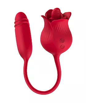 Amore Frisky Flower With Thrusting Tail Licking Rose Suction Vibe
