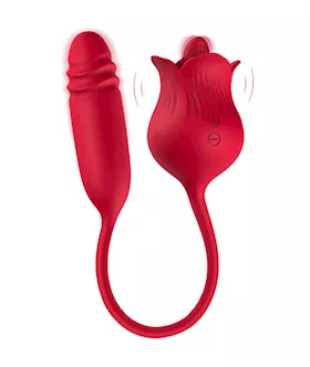 Amore Frisky Flower With Thrusting Tail Licking Rose Suction Vibe