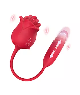 Amore Frisky Flower With Thrusting Tail Licking Rose Vibe