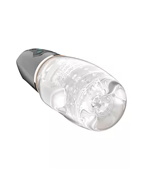 Crystal Glow Sucking and Vibrating Masturbator
