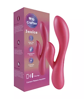 Jessica Silicone Rabbit Vibrator With App Control
