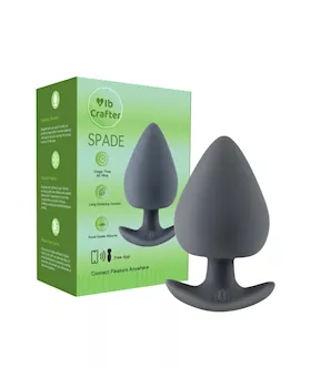 Spade Vibrating Butt Plug With App Control