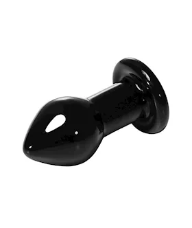 Lucent Midnight Glass Butt Plug
