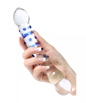 Lucent Spotted Glass Wand