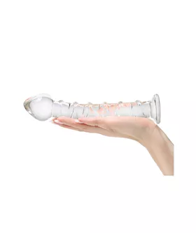 Lucent Winding Glass Dildo