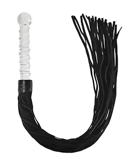 Lucent Glass Handle Flogger