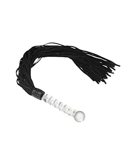 Lucent Glass Handle Flogger