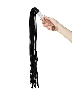 Lucent Glass Handle Flogger
