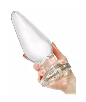 Lucent Giant Glass Butt Plug