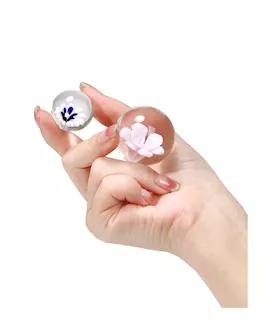 Lucent Flower Glass Kegel Balls