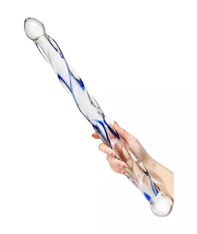 Lucent Winding Giant Glass Wand