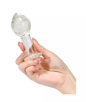 Lucent Glow In The Dark Globe Glass Butt Plug