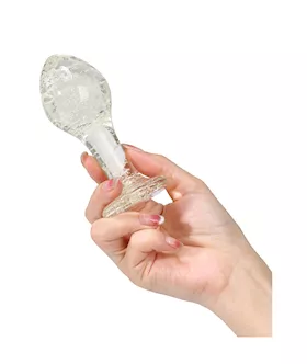 Lucent Glow In The Dark Globe Glass Butt Plug