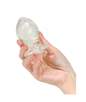 Lucent Glow In The Dark Globe Glass Butt Plug