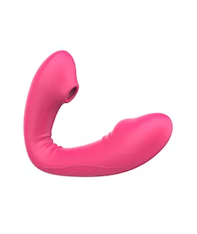 Dual Stimulation Phallic Suction Vibrator