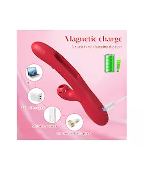 Suction Rabbit Vibrator With Internal Arm