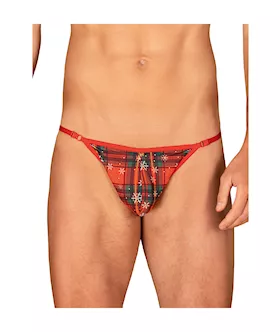Obsessive Mr Merrilo Thong & Bow Tie