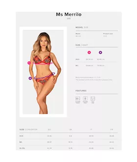 Obsessive Ms Merrilo Bikini Set