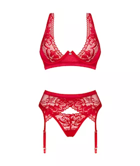 Obsessive Lacelove Three Piece Set