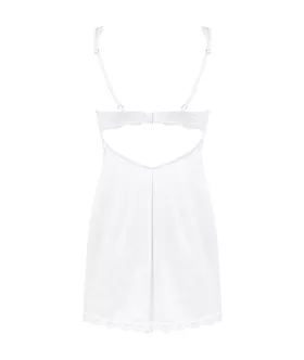 Obsessive Amor Blanco Underwire Chemise & Thong
