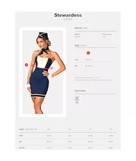 Obsessive Stewardess Uniform