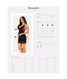 Obsessive Vanessme Chemise & Thong