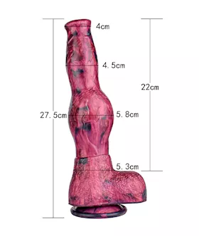 Wild Canid Knot Fantasy Dildo