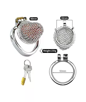 Sir Percival Chainmail Chastity Cage