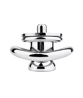Button Hex Lock Inverted Chastity Cage