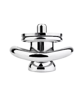 Button Hex Lock Inverted Chastity Cage