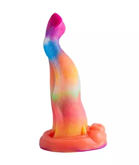 Wild Fanged Beast Glow In The Dark Tongue Dildo