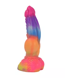 Wild Wolf Pack Glow In The Dark Knotted Fantasy Dildo