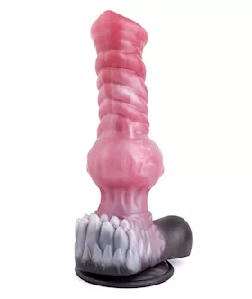 Wild Alpha Wolf Knotted Monster Dildo With Balls