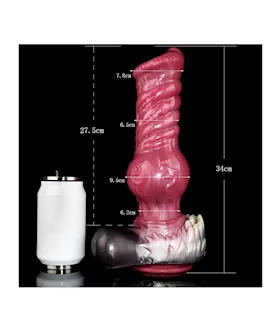 Wild Alpha Wolf Knotted Monster Dildo With Balls