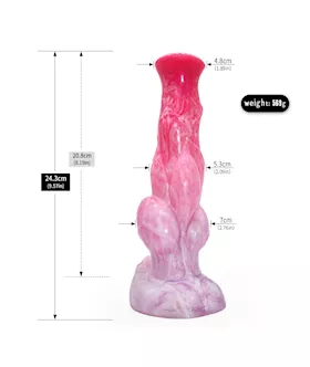 Wild Diablo Demon Knotted Fantasy Dildo