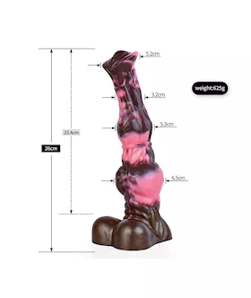 Wild Alpha Stallion Knotted Fantasy Dildo