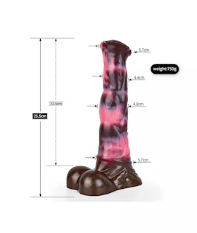 Wild Savage Centaur Fantasy Dildo With Balls