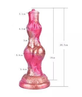 Wild King's Horse Knotted Fantasy Dildo